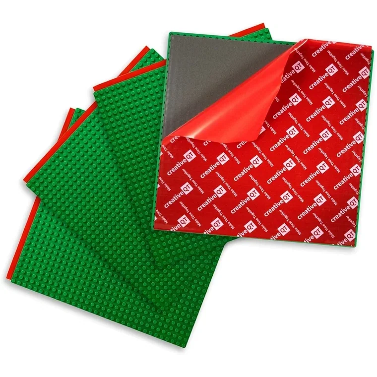 Peel-and-Stick Baseplates by Creative QT, green